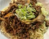 舞茸入り汁なし担々麺作り方7写真