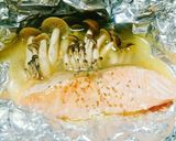鮭ときのこのバターホイル焼き作り方9写真