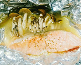 鮭ときのこのバターホイル焼き作り方9写真