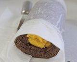 オレンジカスタード＆チョコのロールケーキ作り方35写真