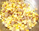 とうもろこしとソーセージのかき揚げ作り方4写真