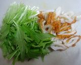 簡単♪ちくわと水菜しゃきしゃきサラダ作り方2写真