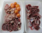 鶏モツときゅうりのピリっ！と炒め☆作り方1写真