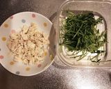 簡単！中華風鶏ささみと豆苗マロニーサラダ作り方1写真