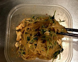 簡単！中華風鶏ささみと豆苗マロニーサラダ作り方4写真