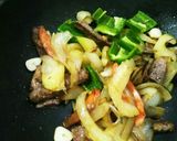 本格簡単野菜と牛肉のオイスターソース炒め作り方8写真