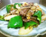本格簡単野菜と牛肉のオイスターソース炒め作り方9写真