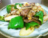 本格簡単野菜と牛肉のオイスターソース炒め作り方9写真