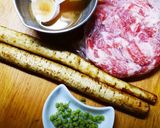 新ごぼうと豚肉の山椒風味炒め作り方1写真