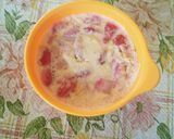 離乳食中期:いちごのプリン風作り方3写真
