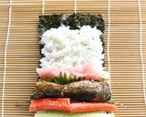 鬼のパンツ柄！いわしの蒲焼恵方巻き作り方5写真