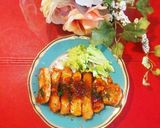 厚切り豚ロースの甘酢ケチャップ炒め作り方4写真