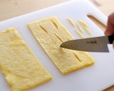鬼のパンツ柄！いわしの蒲焼恵方巻き作り方2写真