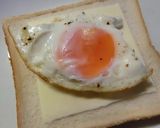 目玉焼き×ブロ×オリーブ✧和トースト作り方4写真