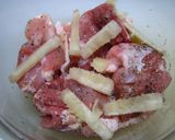 ♪蒸し鶏肉の豆板醤ドレッシング♪作り方3写真