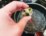 離乳食 わかめの肉団子作り方4写真
