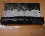 かにかまと炒り卵の太巻き　恵方巻きにも作り方9写真