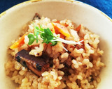 混ぜて炊くだけ♪鰯の簡単炊き込みご飯！作り方3写真