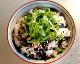 梅ひじきご飯作り方4写真