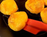 カボチャと片栗粉の焼き団子作り方7写真