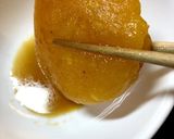 カボチャと片栗粉の焼き団子作り方8写真