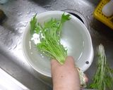 水菜の洗い方♡(❊´︶`❊)。۞·:作り方3写真
