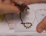 絵が描けなくても転写でキャラクッキー作り方9写真