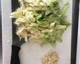 オイルサーディンとキャベツのパスタ作り方2写真