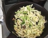 オイルサーディンとキャベツのパスタ作り方6写真