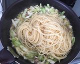 オイルサーディンとキャベツのパスタ作り方10写真