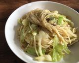 オイルサーディンとキャベツのパスタ作り方11写真
