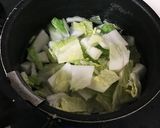 時短★白菜ともずくのさっぱりスープ作り方2写真