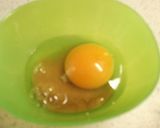 卵１個で♪　チョコ入り　ホットプリン作り方1写真