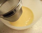 卵１個で♪　チョコ入り　ホットプリン作り方3写真