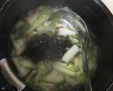 時短★白菜ともずくのさっぱりスープ作り方4写真