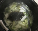 時短★白菜ともずくのさっぱりスープ作り方4写真