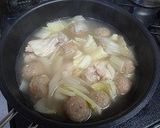 鶏団子と手羽元の白菜スープ作り方4写真