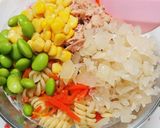 副菜お弁当や付け合わせにもマカロニサラダ作り方1写真