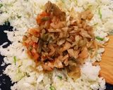 キムチザーサイ炒飯作り方2写真