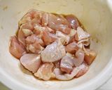 簡単!鶏根菜の黒酢炒め作り方1写真