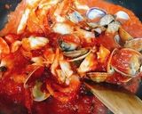 お刺身で手軽なペスカトーレパスタ作り方10写真
