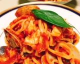 お刺身で手軽なペスカトーレパスタ作り方12写真