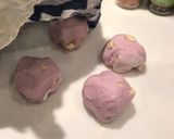 HB使用☆ほんのり紫色のさつまいもパン作り方4写真