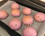 HB使用☆ほんのり紫色のさつまいもパン作り方6写真