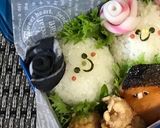 【簡単】キャラ弁 おかず なると 薔薇作り方13写真