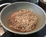 ひき肉と玉ねぎのそぼろ作り方1写真
