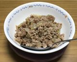 ひき肉と玉ねぎのそぼろ作り方4写真