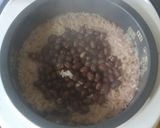 目盛りのない炊飯器で炊く赤飯作り方6写真