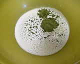 ＨＭで【お誕生日★小倉抹茶ロールケーキ】作り方2写真