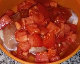 レンジだけ☆胸肉柔らか~いトマト煮作り方3写真